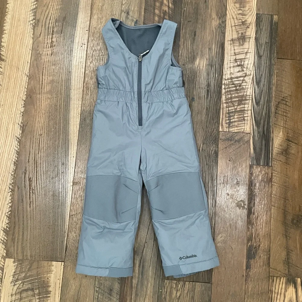Columbia waterproof snow bibs boy 3T